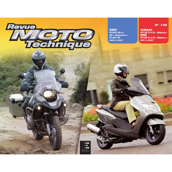 Etai - RMT 145.1 BMW R1200 (2003 à 2007) et YAMAHA/MBK YP125 (2001 à 2007)