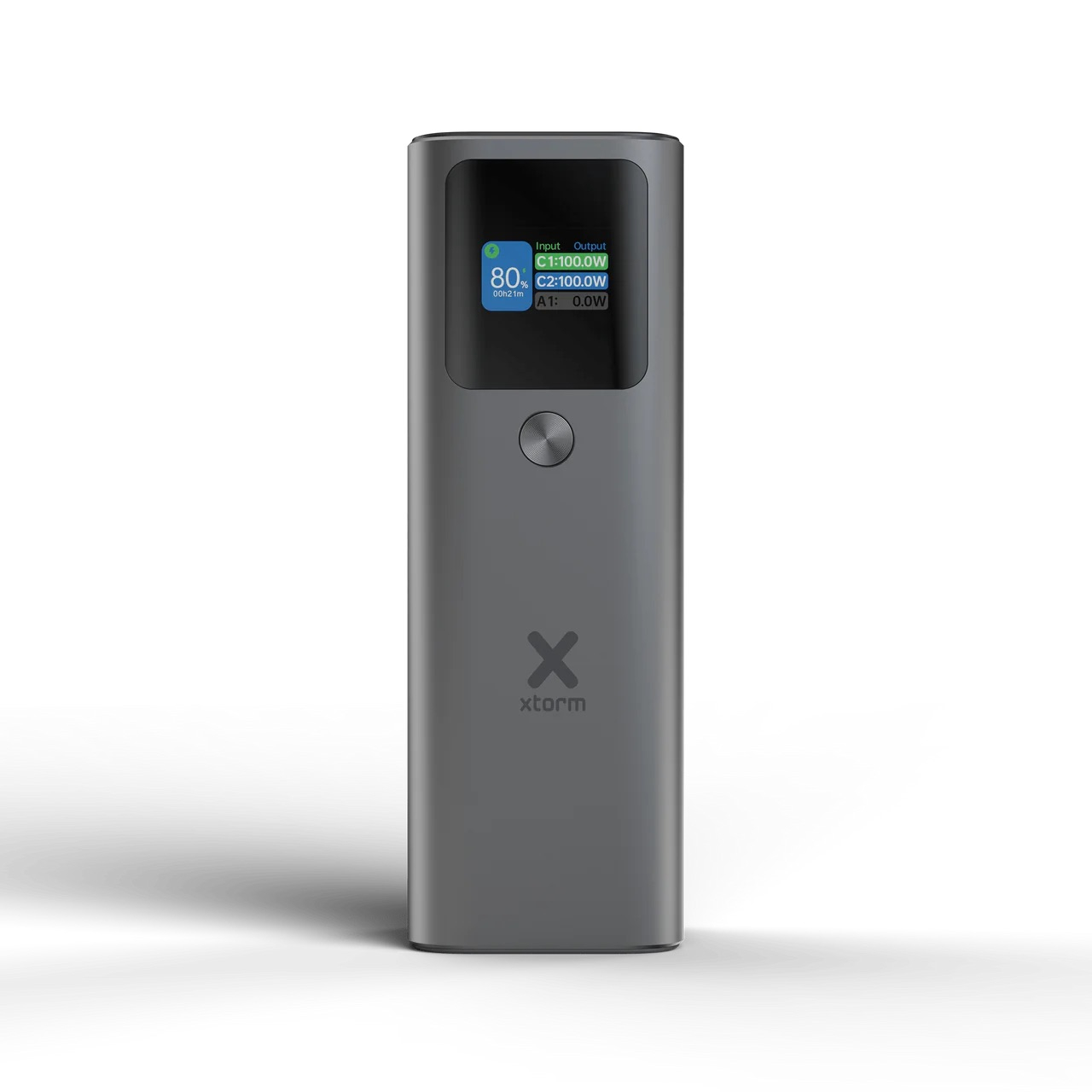 (140W) 27600mAh Nova Ultra 1x USB A / 2x USB C Powerbank Fast Charge Ladegerät (XNP276) - Grau