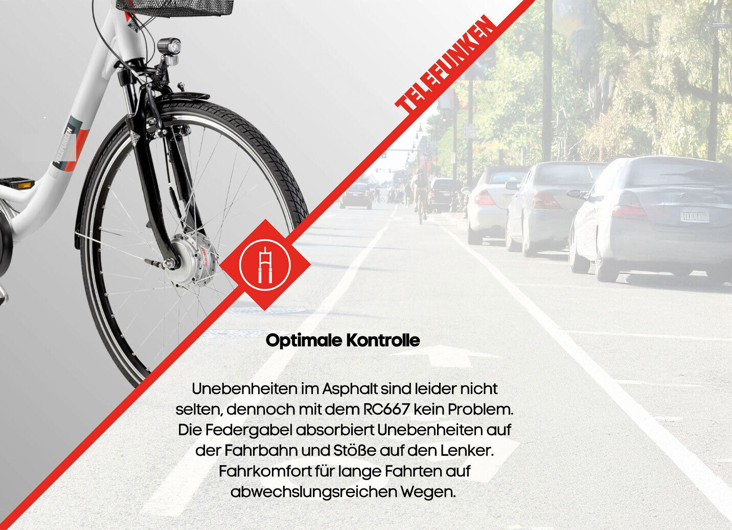 City-E-Bike RC667 von TELEFUNKEN