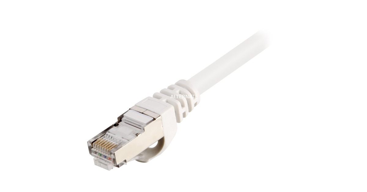 SharkoonPatchkabel SFTP, RJ-45 met Cat.6  (Wit, 2 meter)