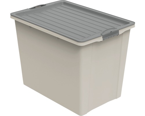 Stapelbox met wielen Compact Eco DIN A3 70l cappuccino