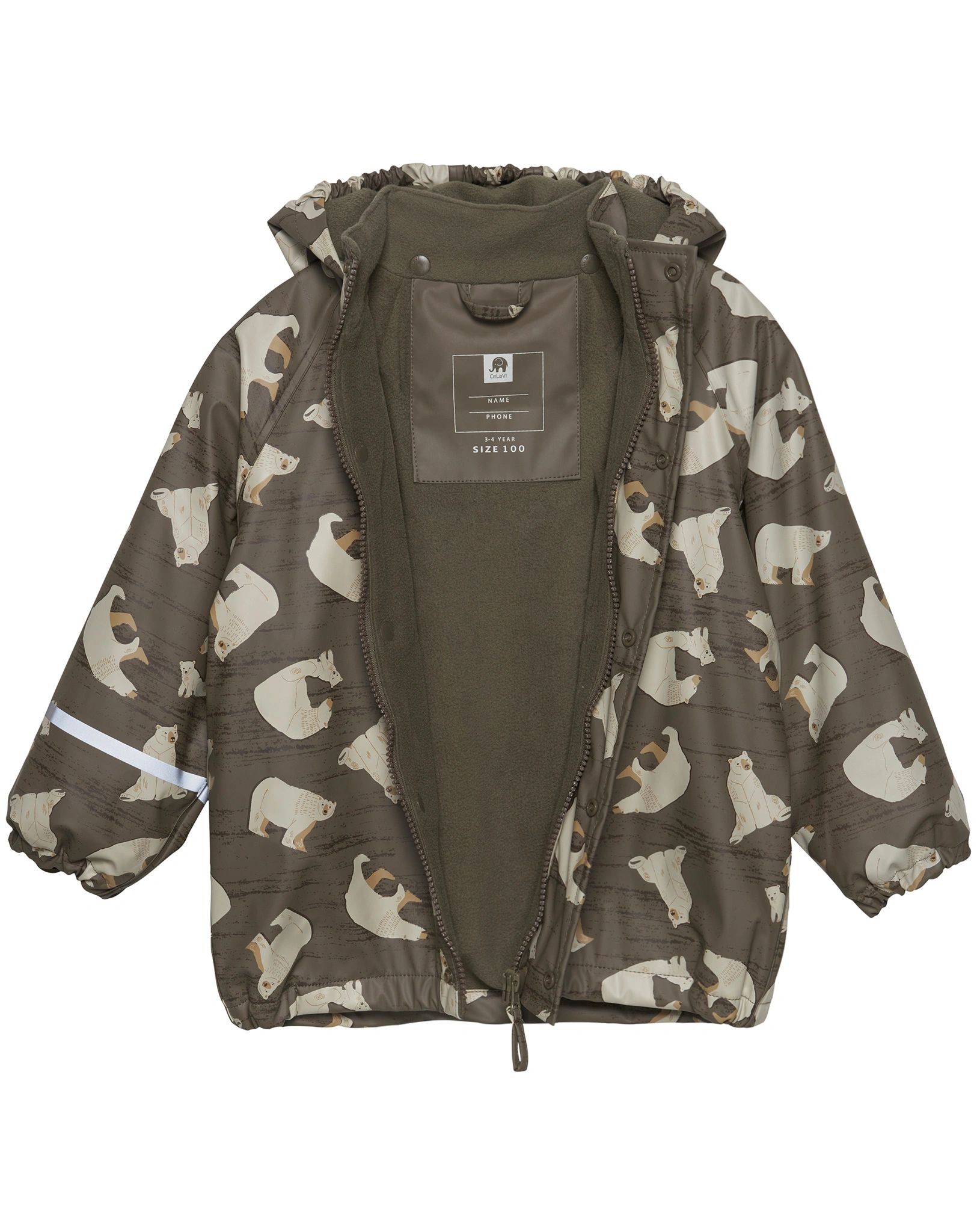Regenjacke MY POLAR BEAR in braun