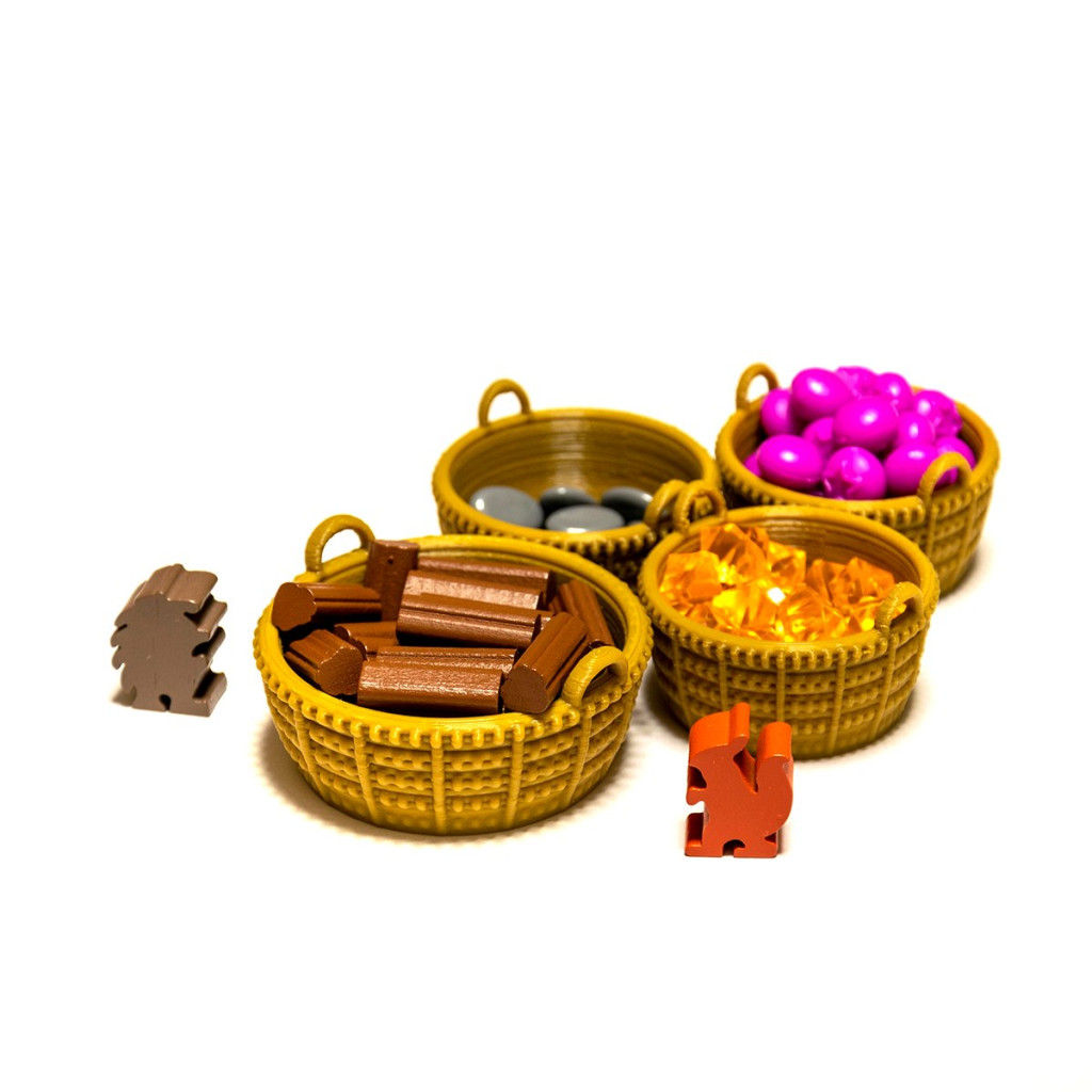 Paniers porte-ressources - Kit d'amélioration compatible avec Everdell