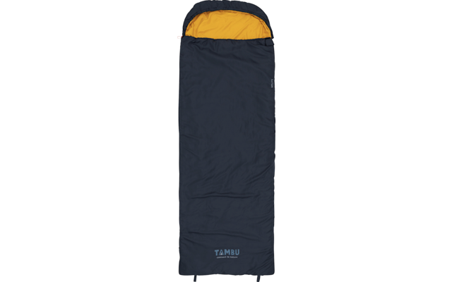 Tambu Sayan Deckenschlafsack Recyceltes Polyester mit Kapuze 3-Jahreszeiten 230 cm
