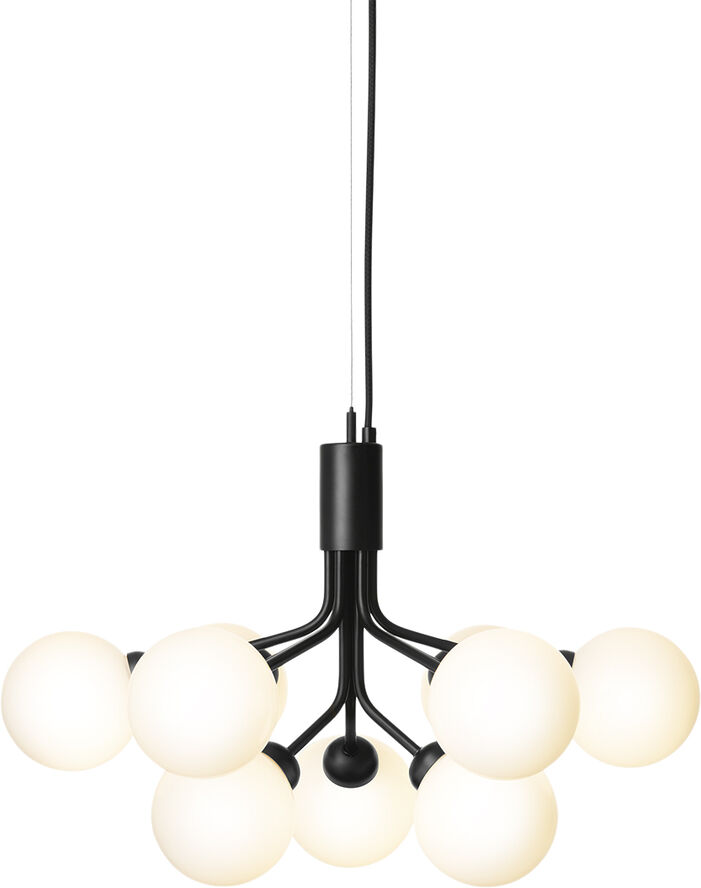 Nuura Apiales 9, satin black / opal Satin black / opal