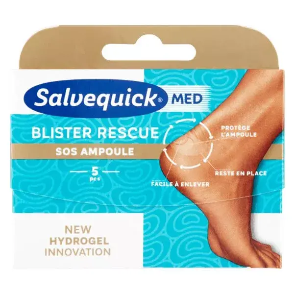 Salvequick Med Blister Rescue Pansement SOS Ampoule 5 unités