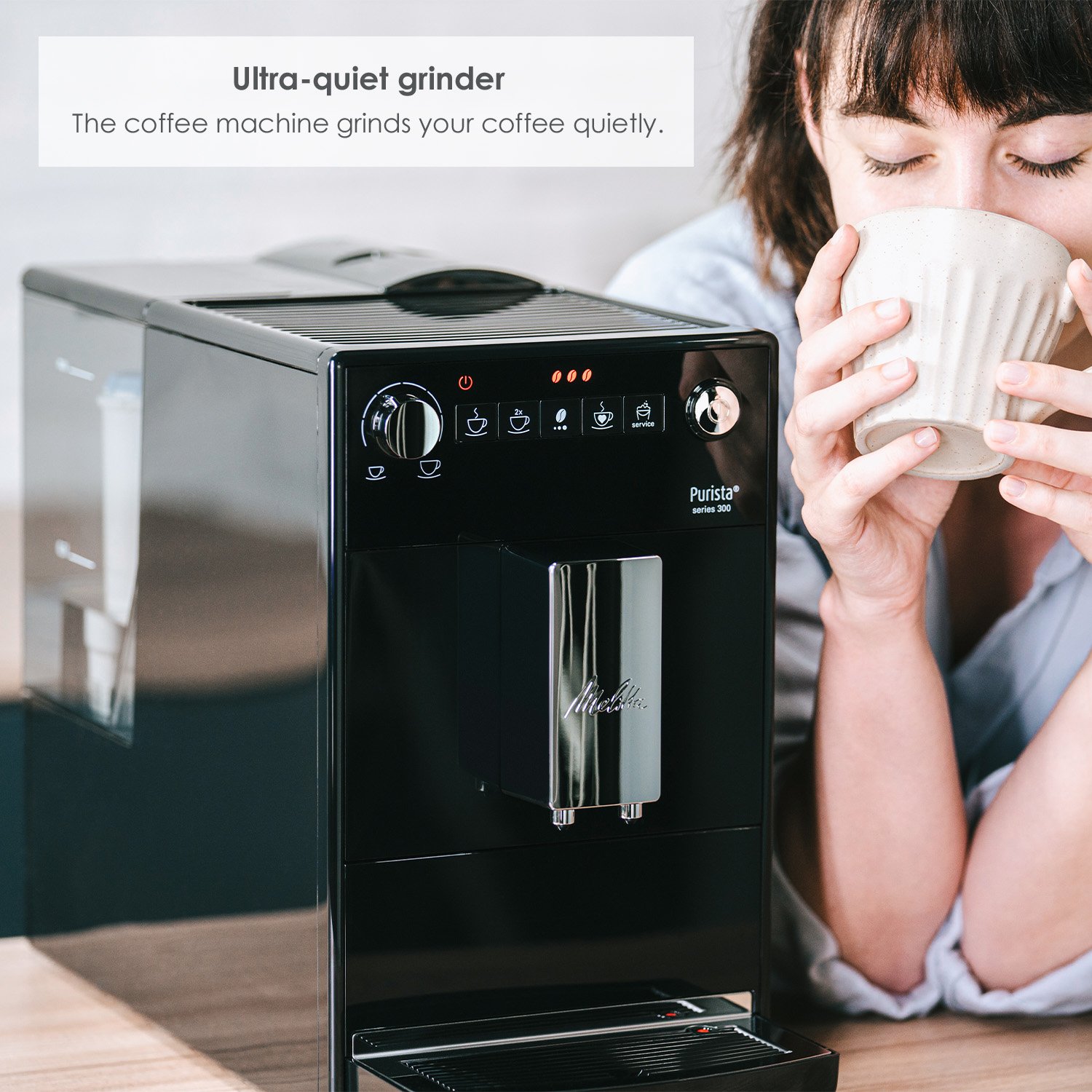 Purista®|Kaffeevollautomat Schwarz