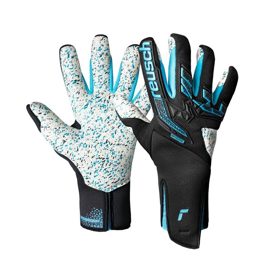 Reusch Gants de Gardien Attrakt FreeGel Fusion Strapless - Noir/Turquoise