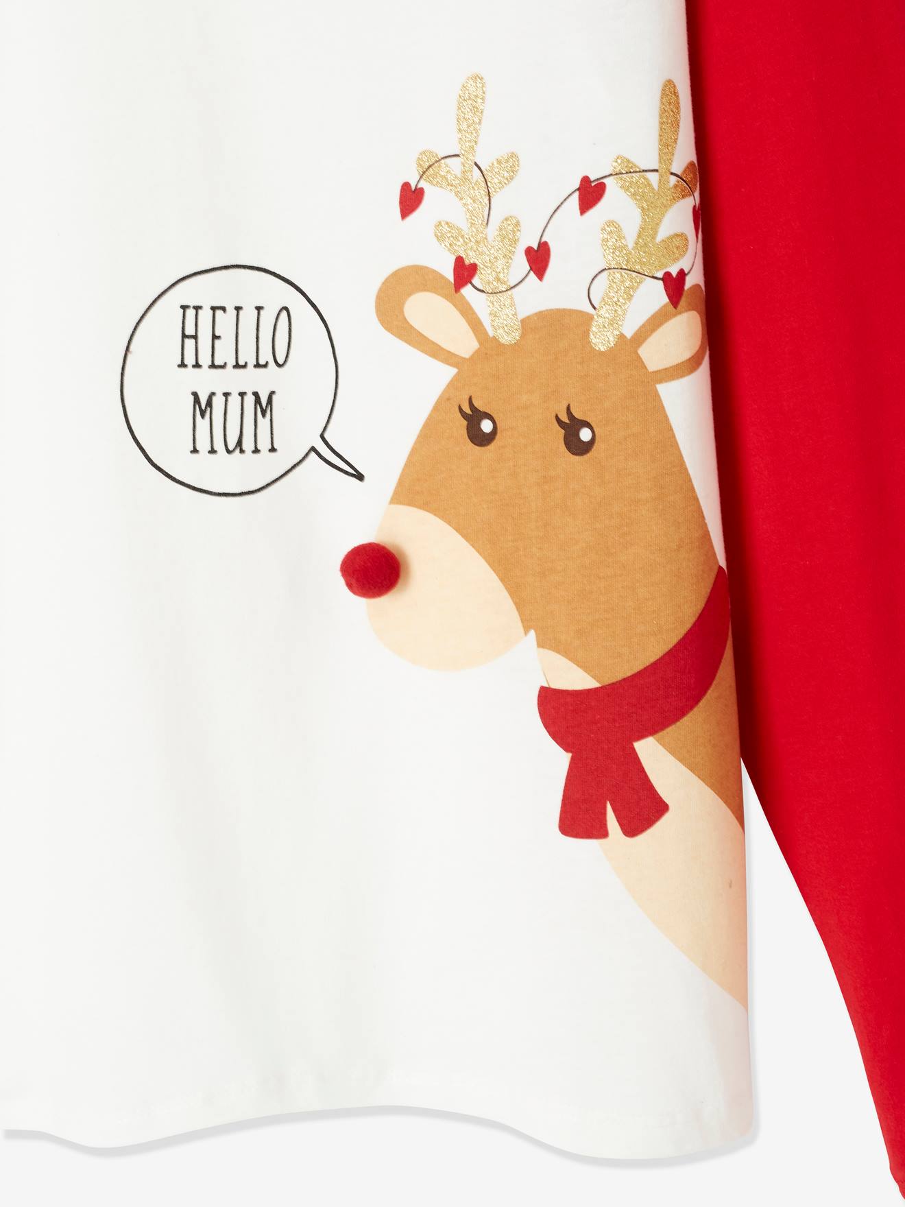 Coleção especial de pijamas natalinos femininos, pijamas lisos bege claro para toda a família com estampas.