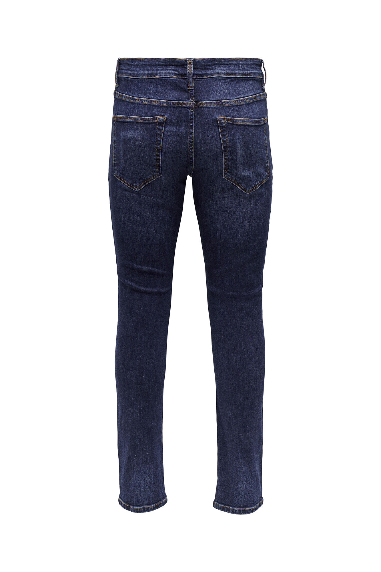 calça jeans de corte justo