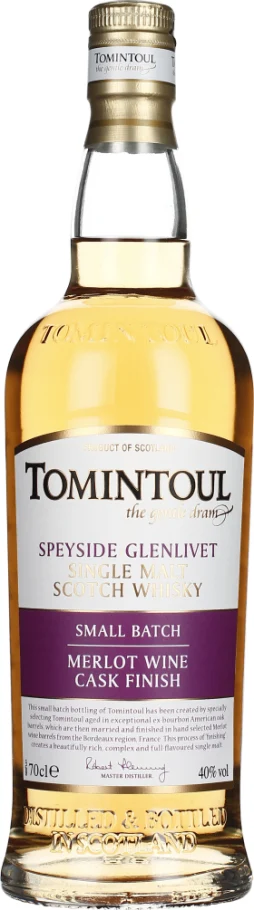 TOMINTOUL MERLOT CASK 70CL