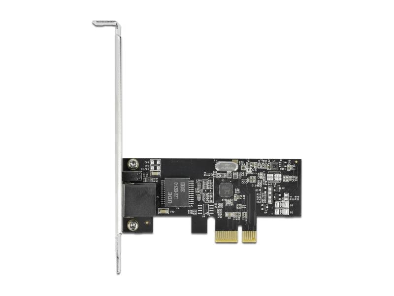 Delock Netzwerkkarte 1x 2.5Gbps LAN, RTL8125B PCI-Express x Delock PCI Express x1 Karte 1 x RJ45 2.5 Gigabit LAN RTL8125
