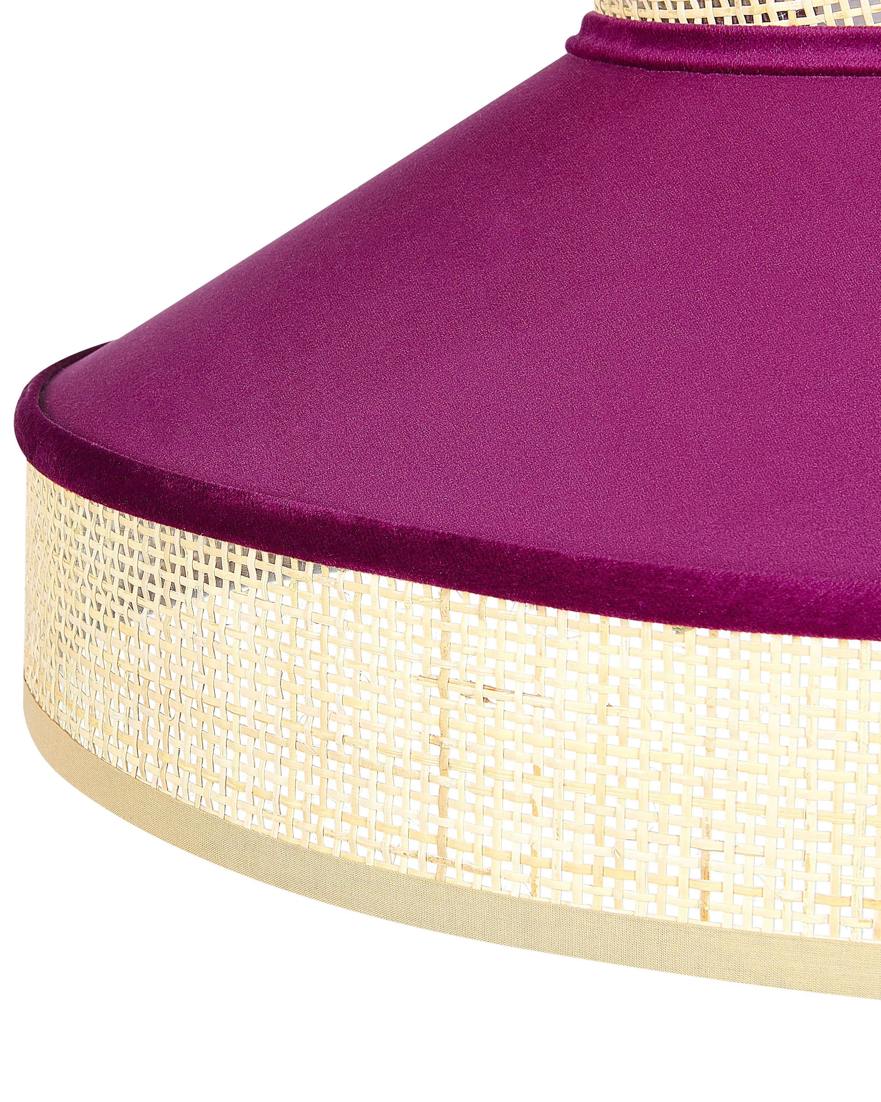 Hanglamp BATALI Rotan Fuchsia