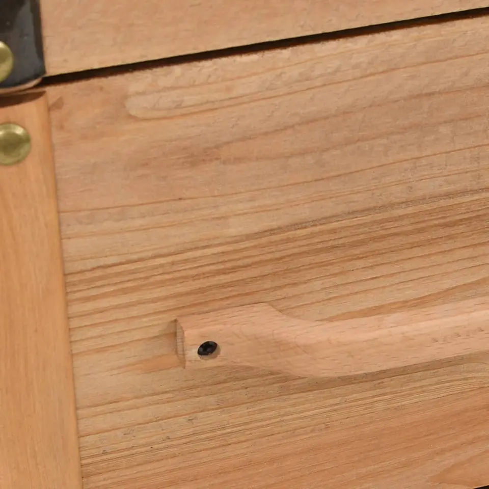 vidaXL - Bijzetkast - Bruin - Hout