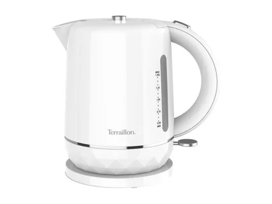 BOUILLOIRE INOX 1,5 2000W DESIGN DIAMANT BLANC TERRAILLON - 15351