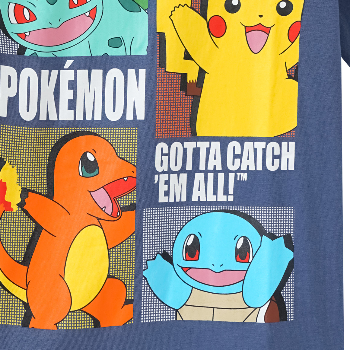 Topolino Pokémon T-Shirt mit Print blau