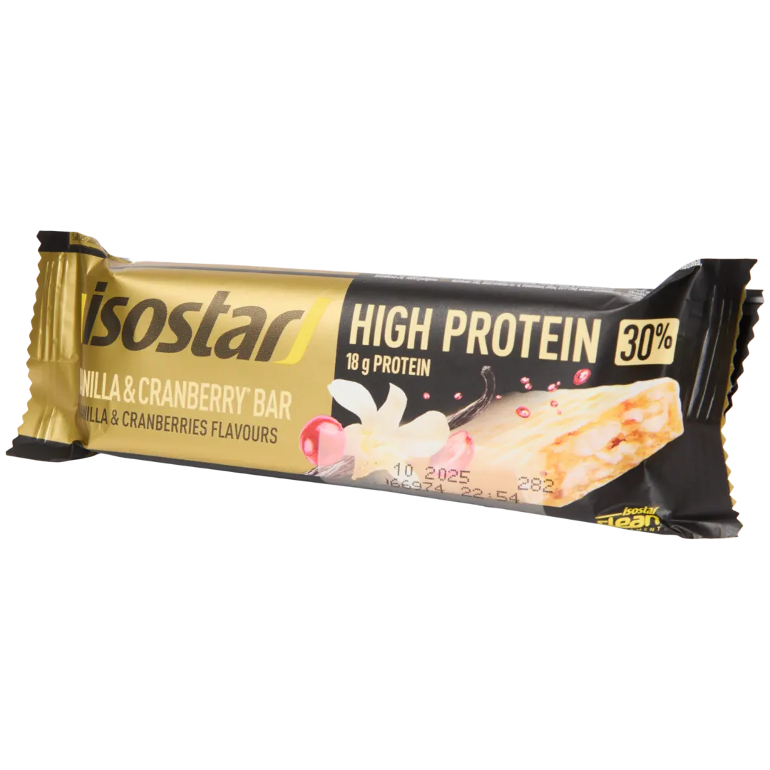 Isostar proteïnereep Vanille en Cranberries 55 gram