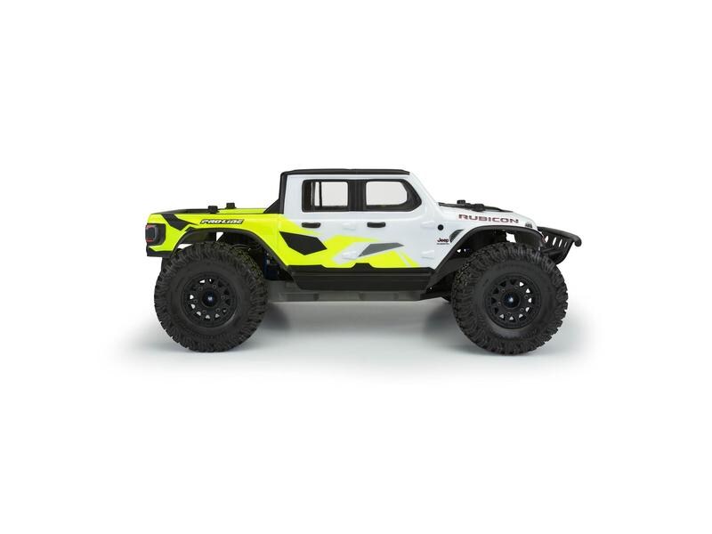 Proline Karosserie Jeep Gladiator Rubicon unlackiert, 1:10 Karosserie für Short Course und Monster Trucks
