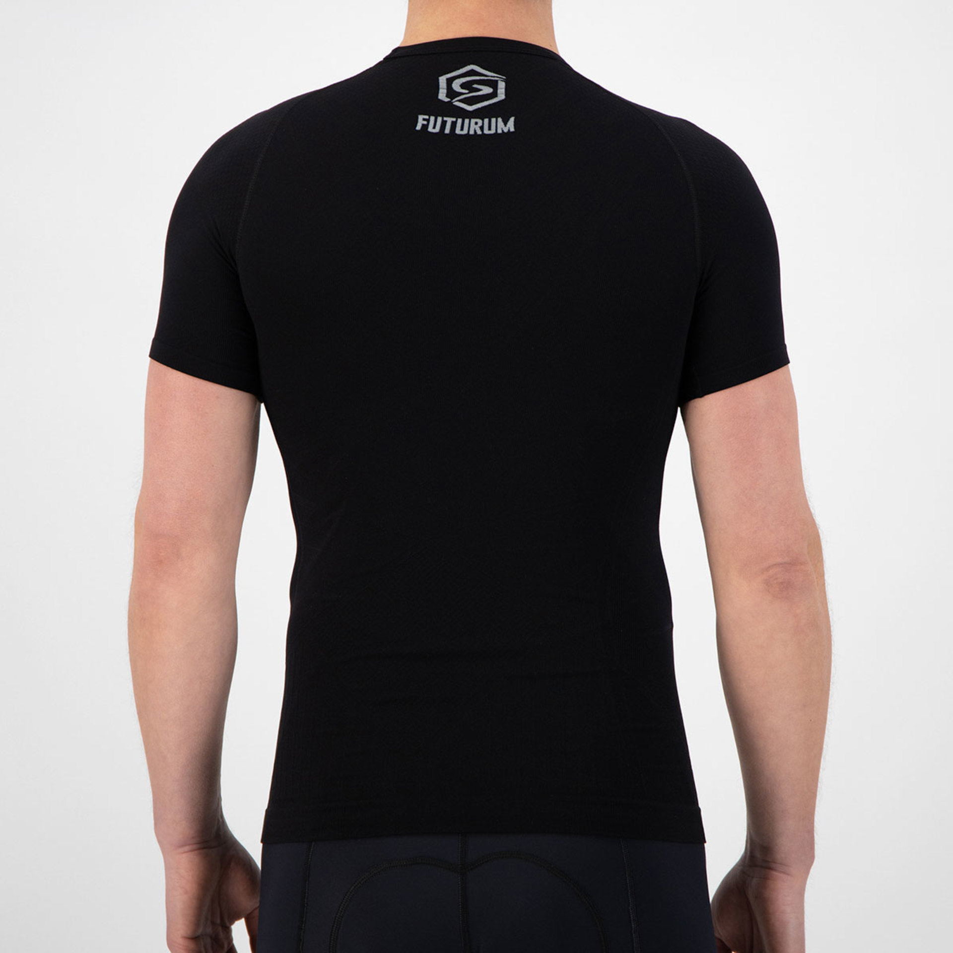 FUTURUM Xtra Cool Recycled Ondershirt korte Mouwen Zwart Heren