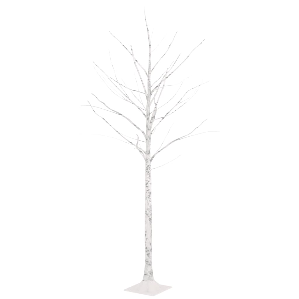 Bouleau blanc à led 96 led blanc chaud 180 cm