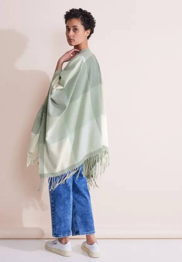Karo Sommer Cape - dune green