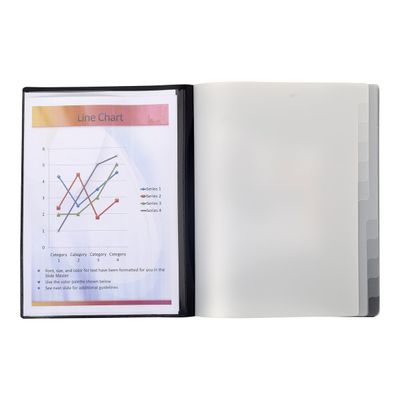 Exacompta - Trieur polypro 12 positions - noir