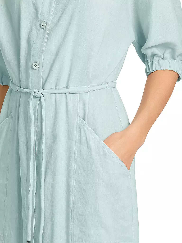 MARC CAIN Hemdblusenkleid hellblau