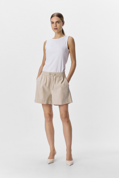 Object beige dames korte broek