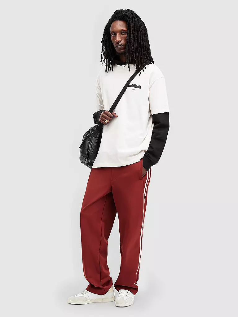 ALLSAINTS T-Shirt Oversized Fit REDACT weiss