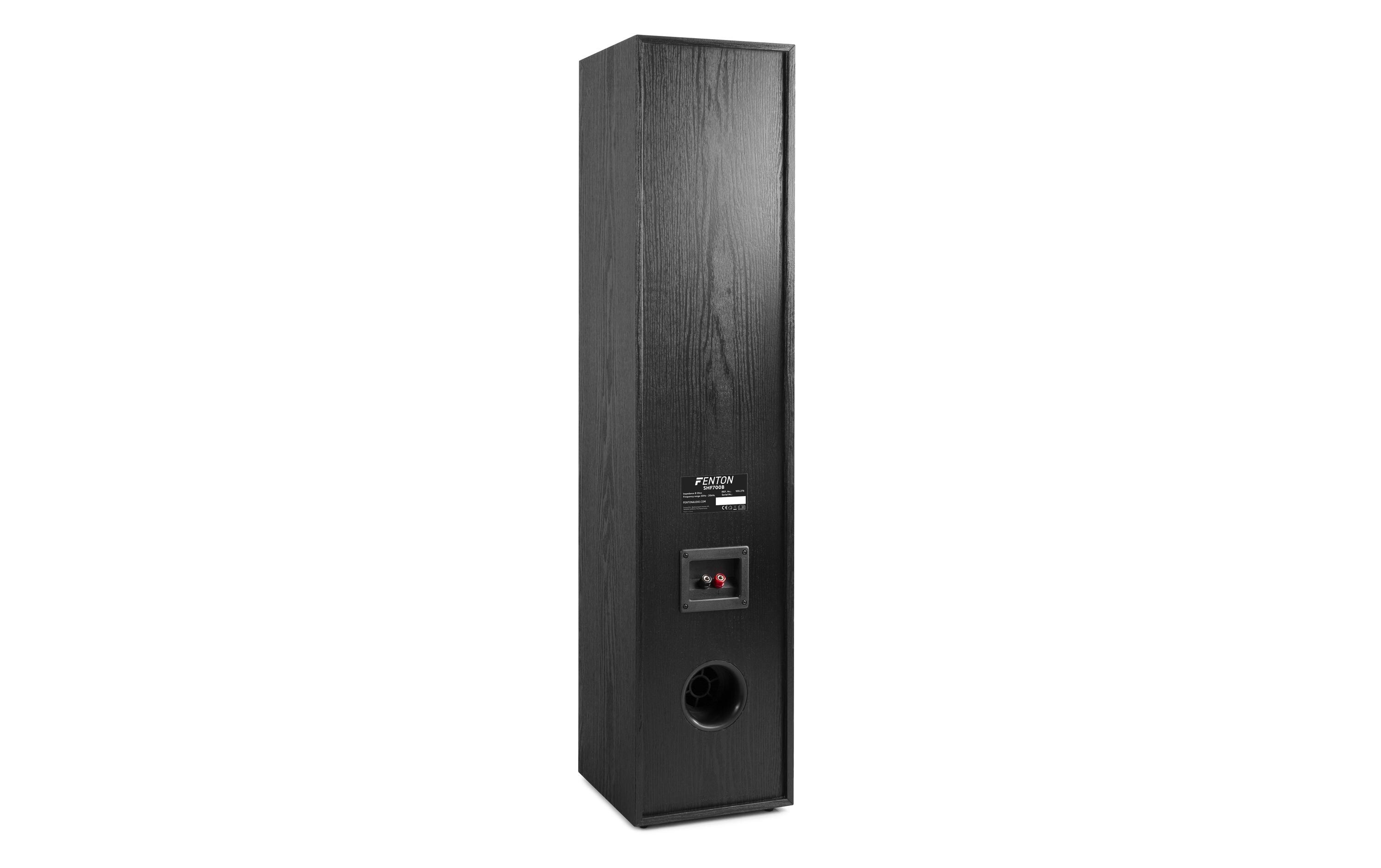 Standlautsprecher Paar SHF700B Schwarz<br>Turmlautsprecher mit maximal 400 Watt
