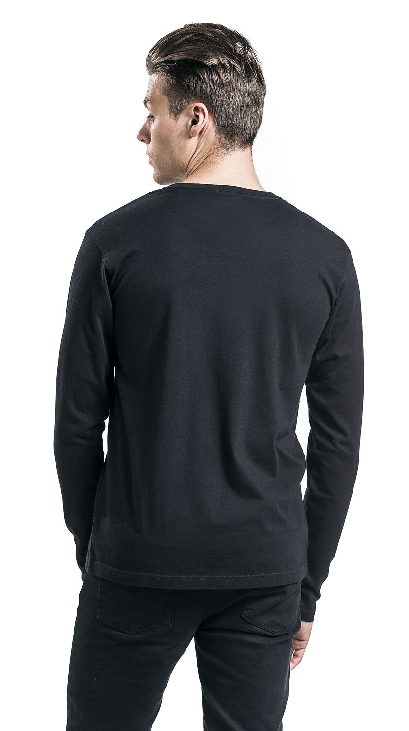 Hauts Manches Longues Noirs Ras-Du-Cou - Lot De 2 | RED by EMP T-shirt manches longues