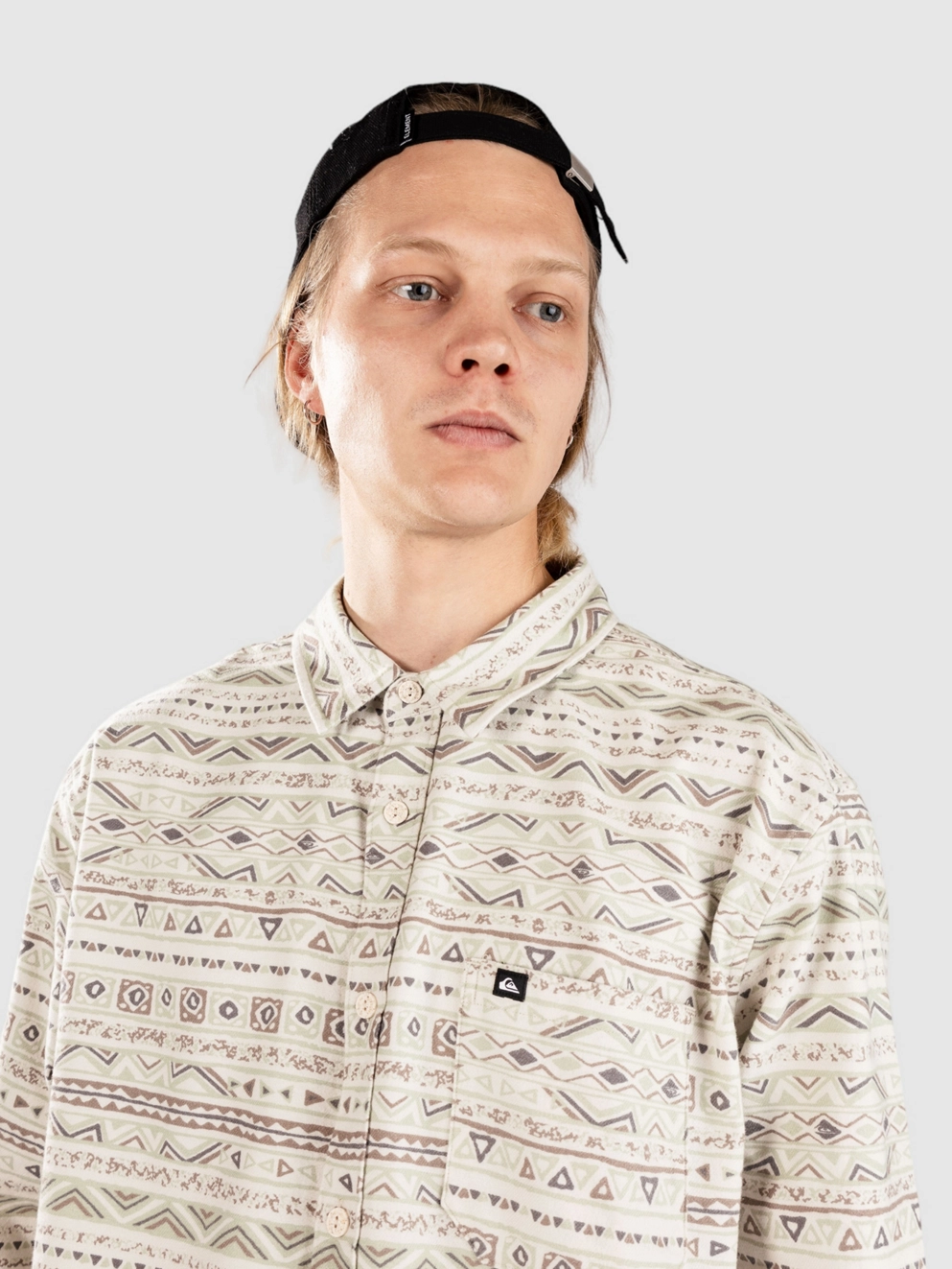 Quiksilver Aop Classic Flannel Shirt desertsage aop classic fl