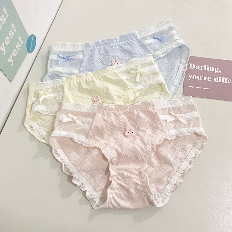 Nikiki - Konijn applique sla rand panty