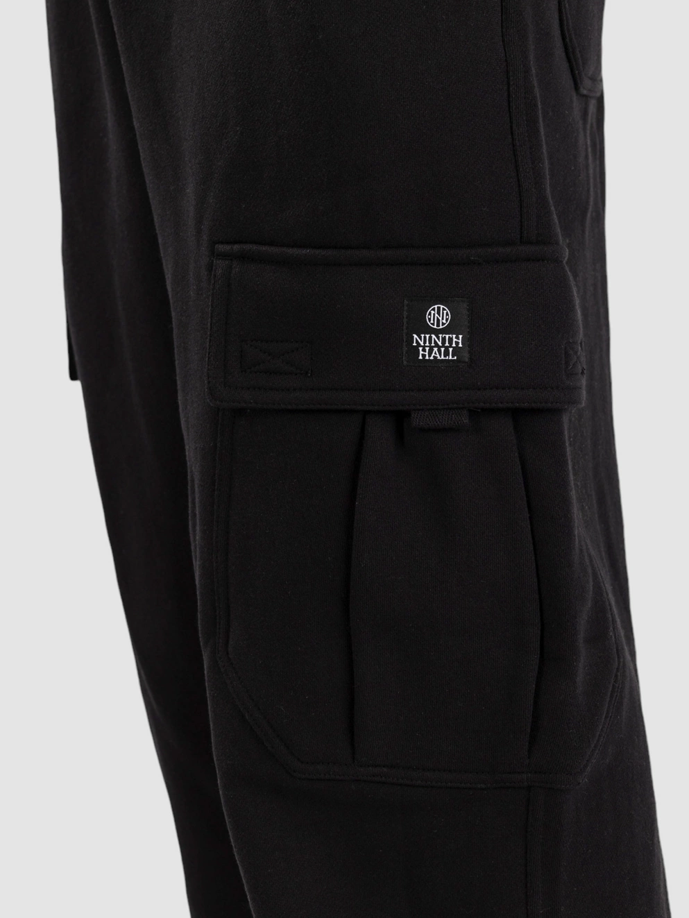 Ninth Hall Stash Baggy Cargo Sweatpants black