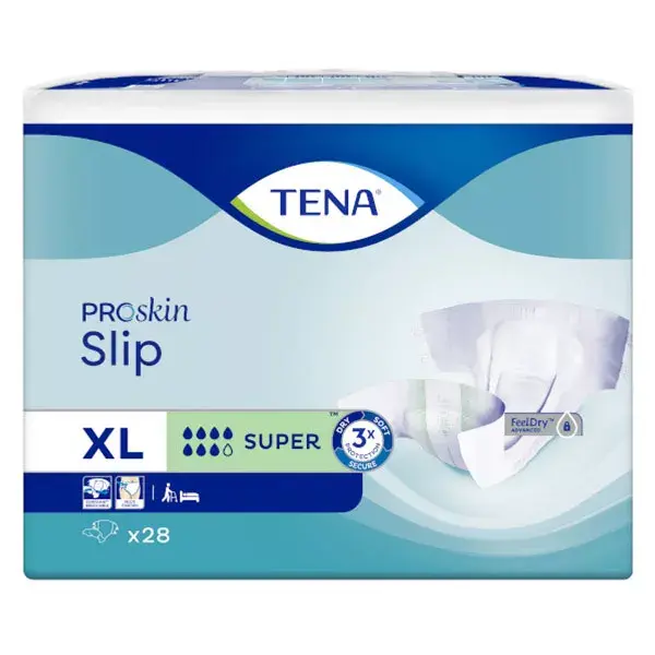 TENA Proskin Complete Brief Change Super Size XL 28 unidades
