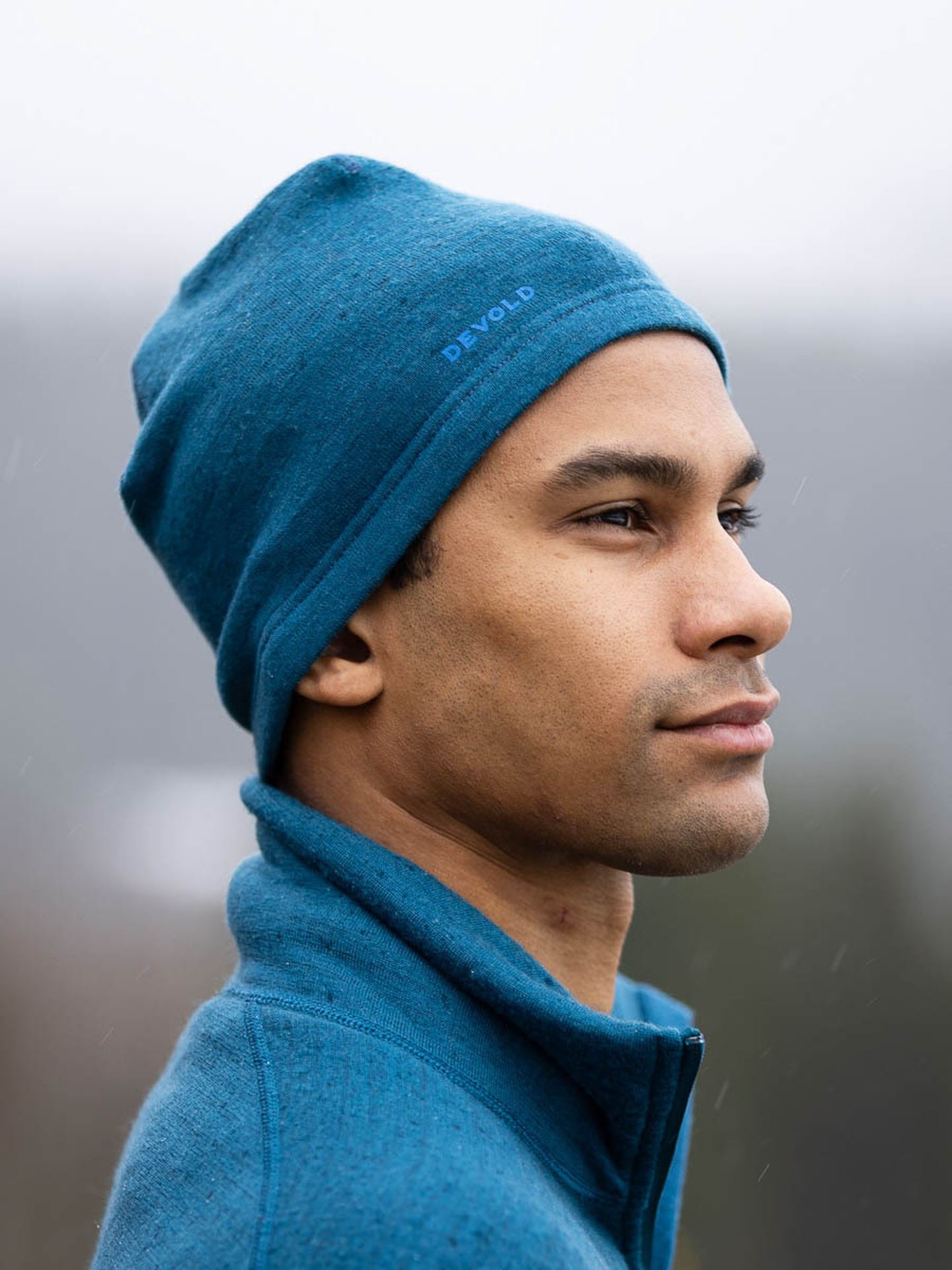 Egga Grid Merino Beanie