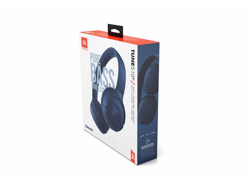 JBL Wireless On-Ear-Kopfhörer TUNE 510 BT Blau Kabelloser On-Ear-Kopfhörer