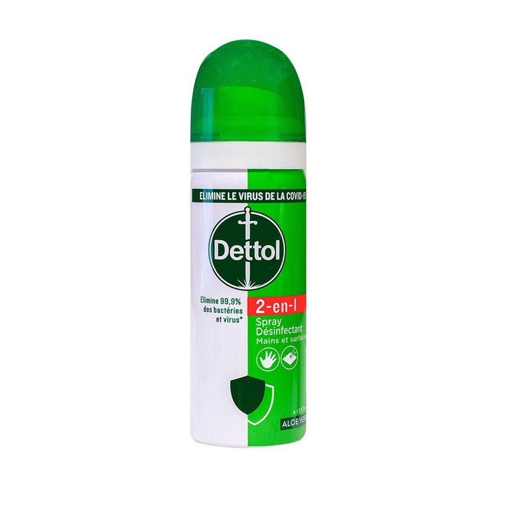Spray désinfectant 2en1 mains et surfaces 50ml
