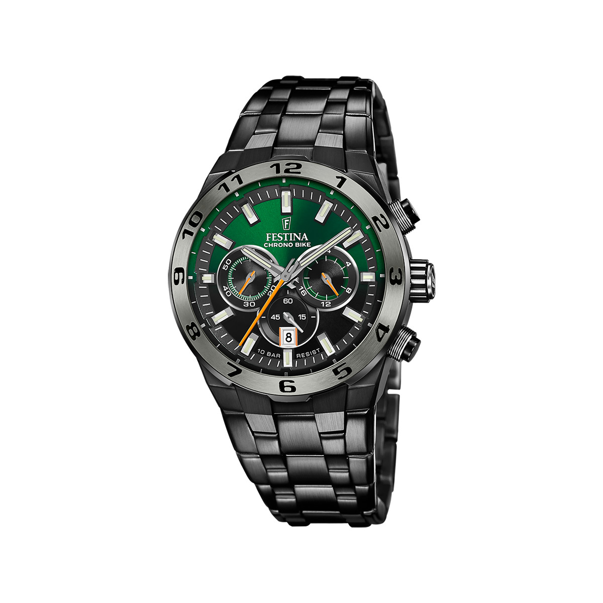 Montre FESTINA special editions homme chronographe, bracelet acier