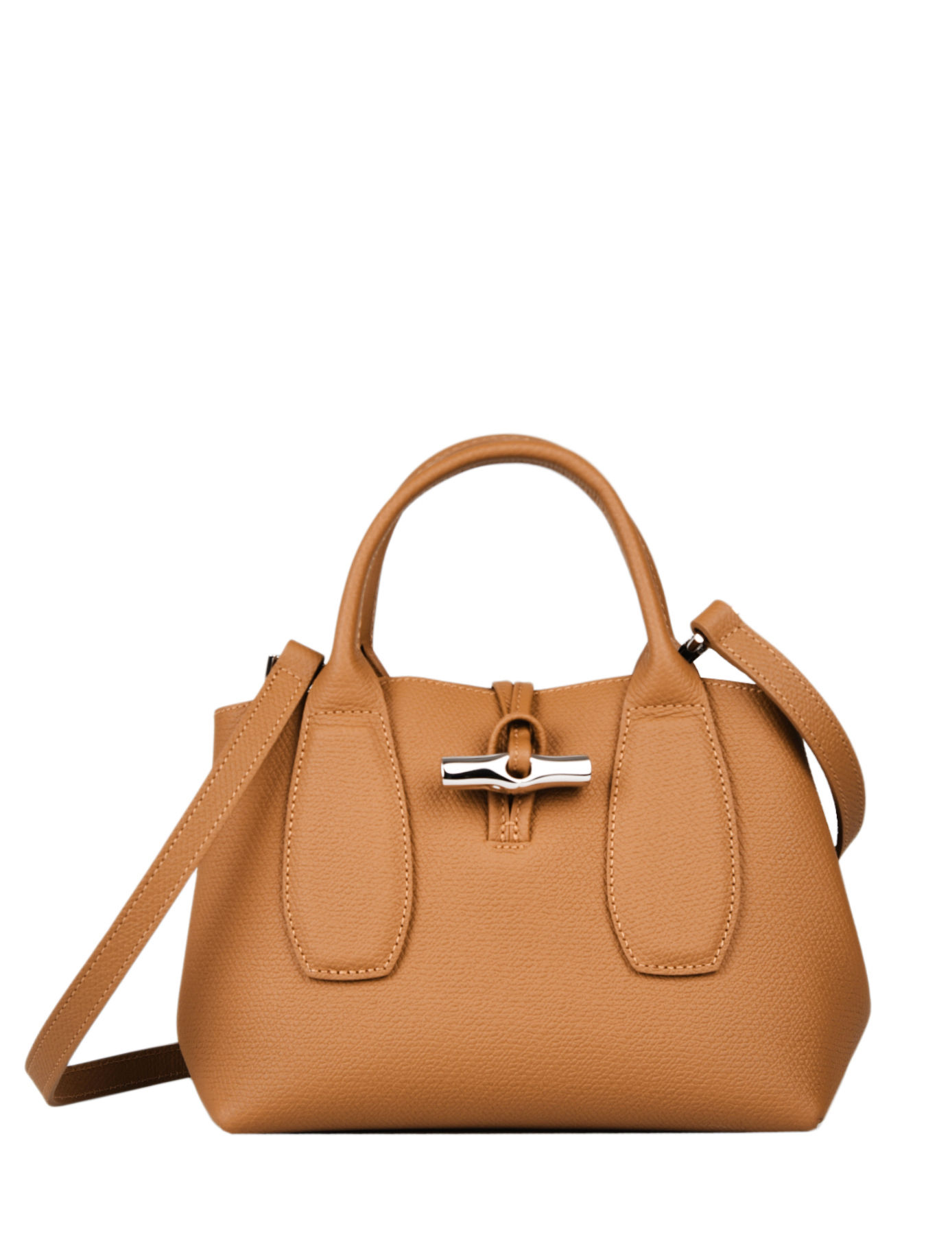 Sac  main S Roseau cuir LONGCHAMP