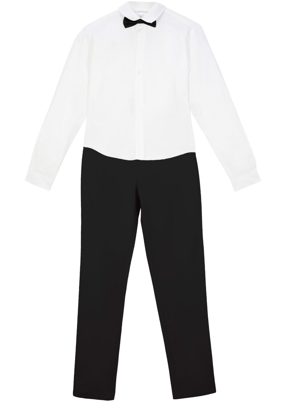 Chino, chemise et nœud papillon festif (Ens. 3 pces.) garçon