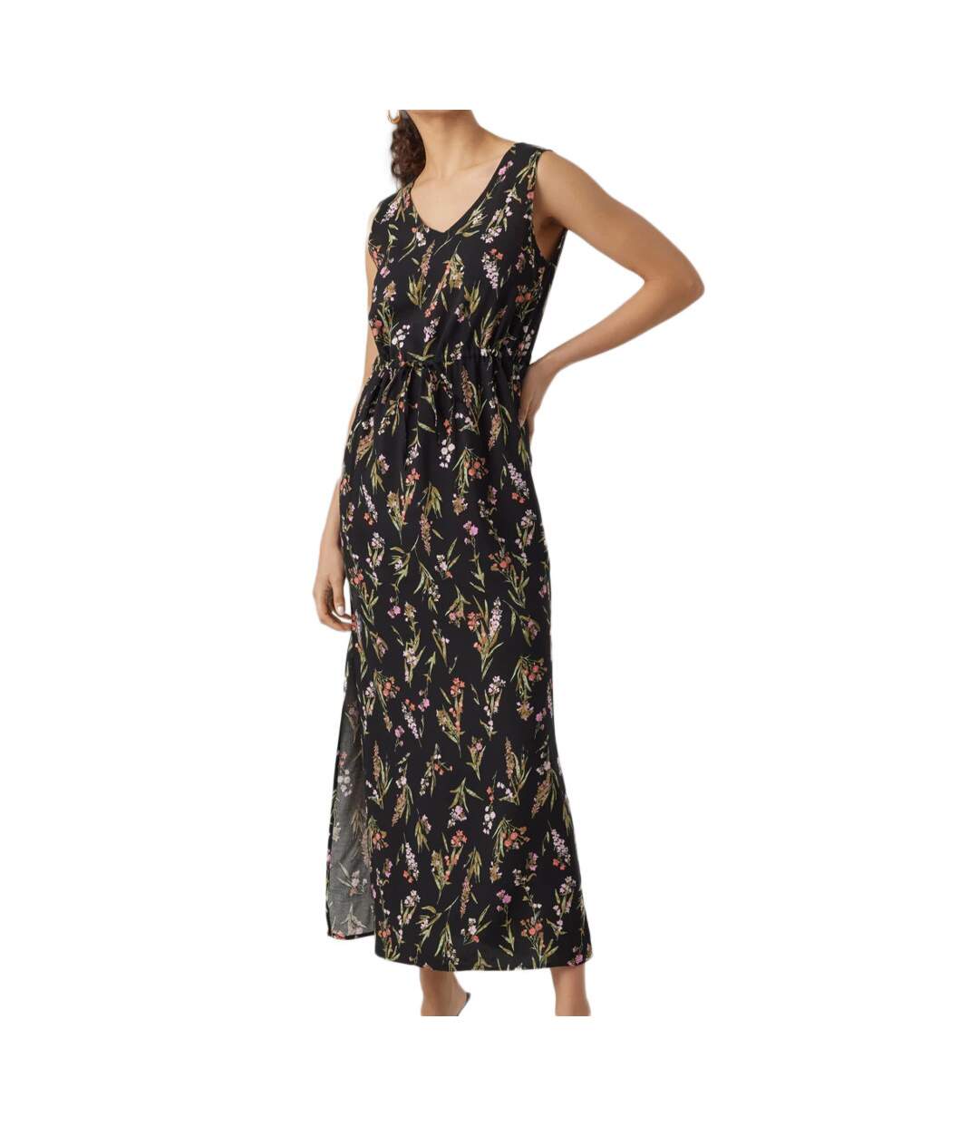 Robe Longue Noir/Vert Femme Vero Moda 10286770
