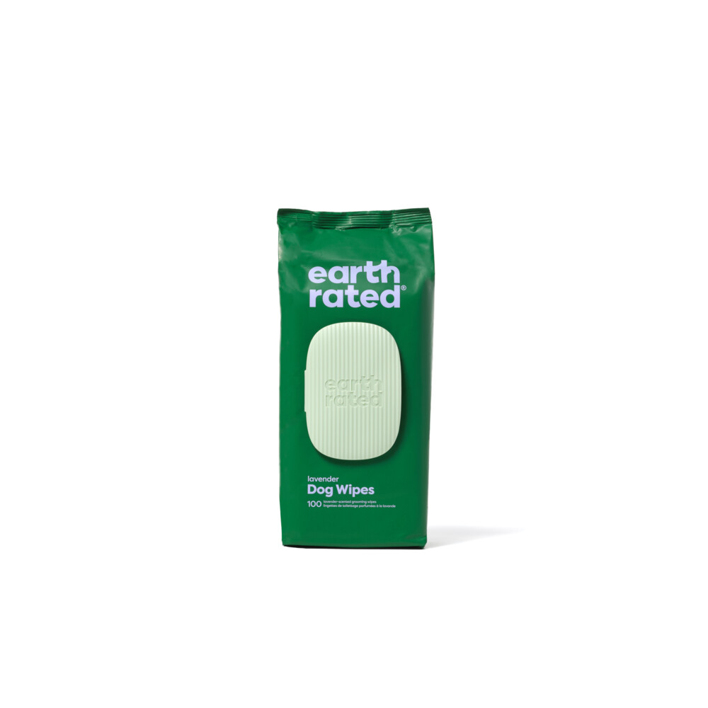 Earth Rated Dog Wipes Schoonmaakdoekjes Lavendel100 doekjes