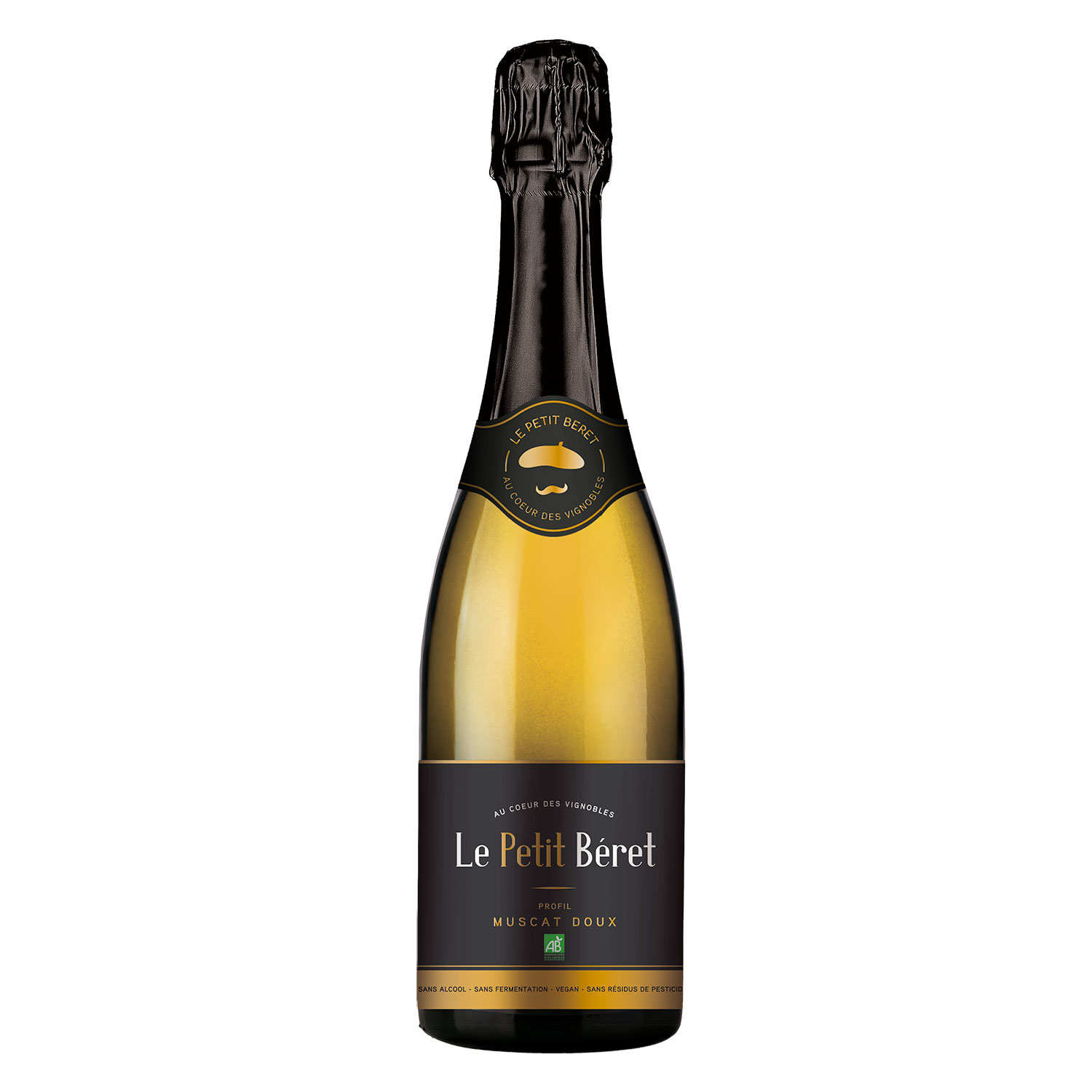 Muscat doux effervescent bio et sans alcool - Le Petit Béret