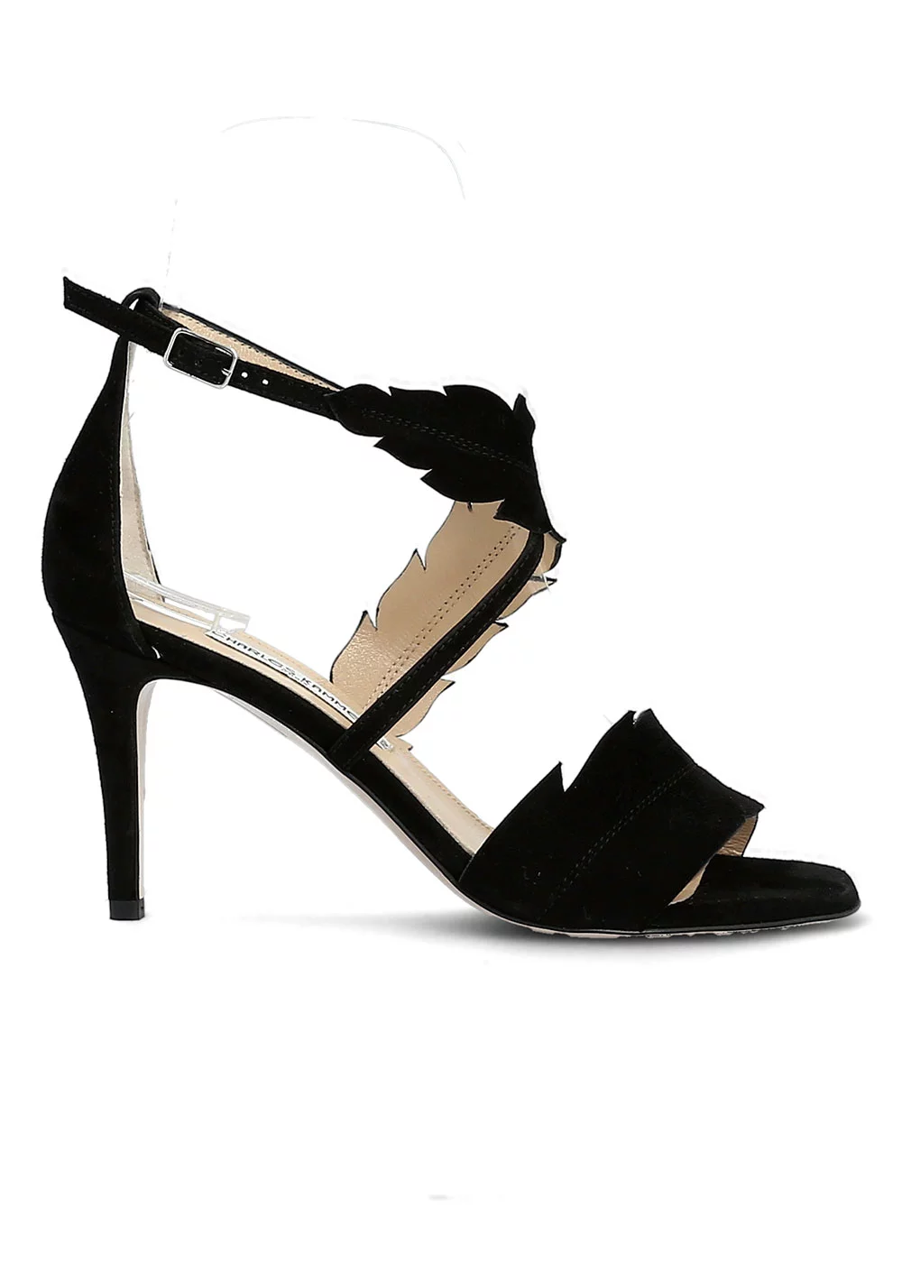 SANDALE REMBRANDT VELOURS NOIR