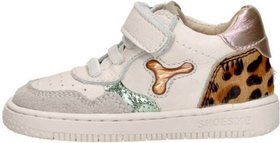 Shoesme Bn24s012 Lage sneakers Leren Sneaker Meisjes Beige