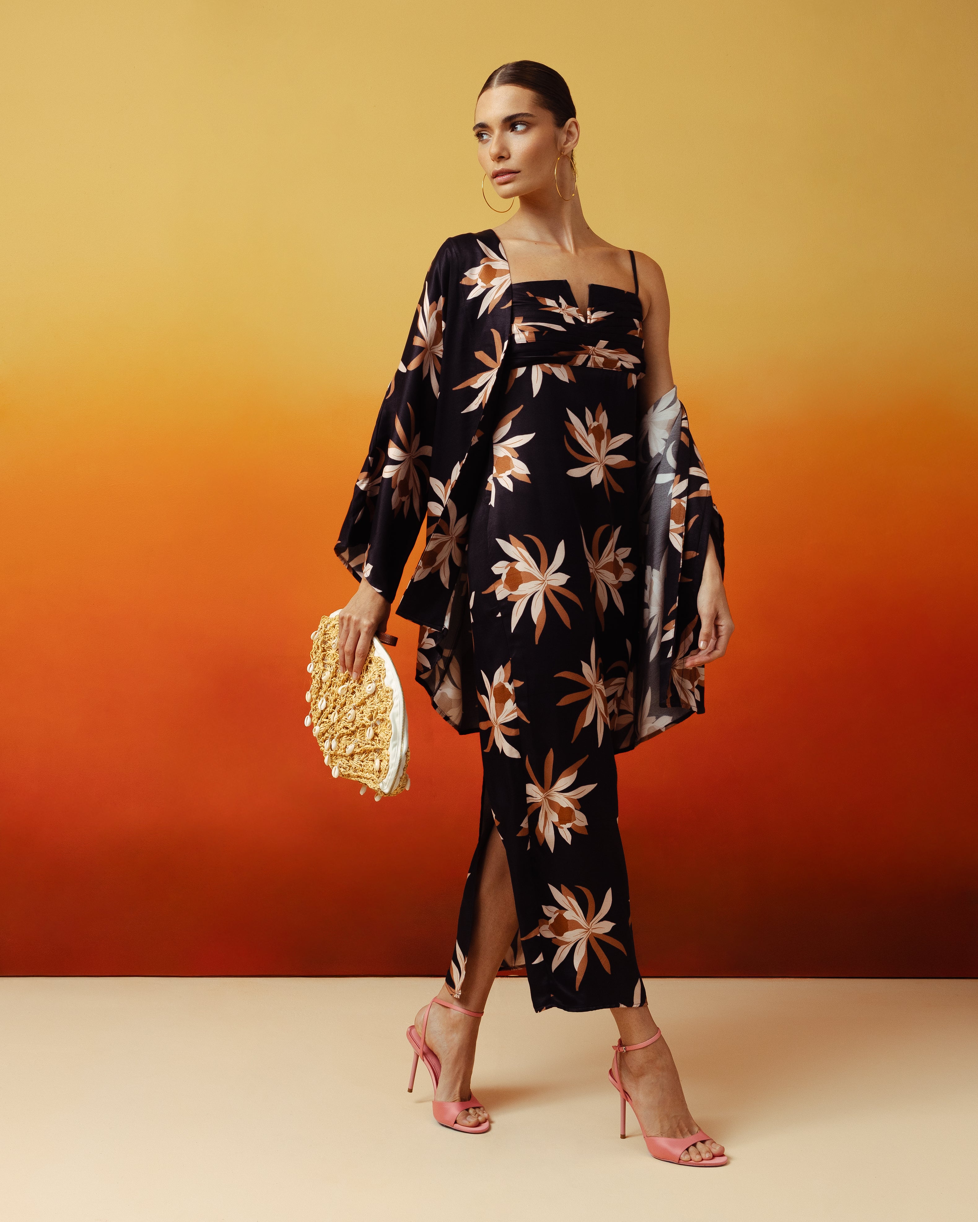 Robe Midnight Bloom