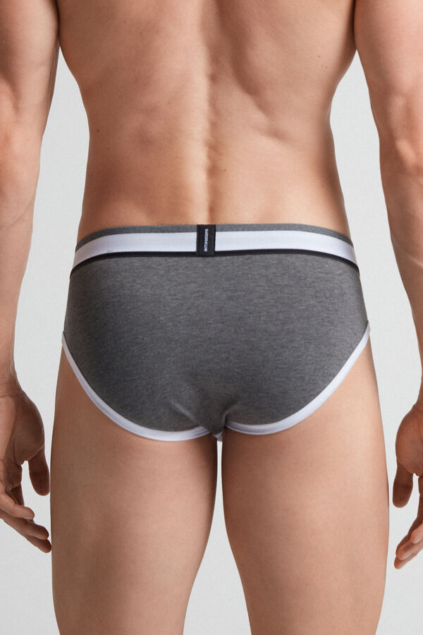 Cuecas Supima® de algodão elástico bicolor