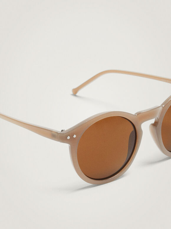 Gafas De Sol Redondas - Rosa