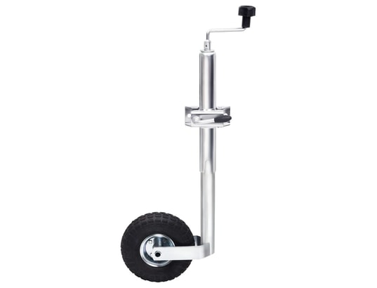VIDAXL - Roue jockey 48 mm avec 2 tubes de support et 3 pinces fendue...